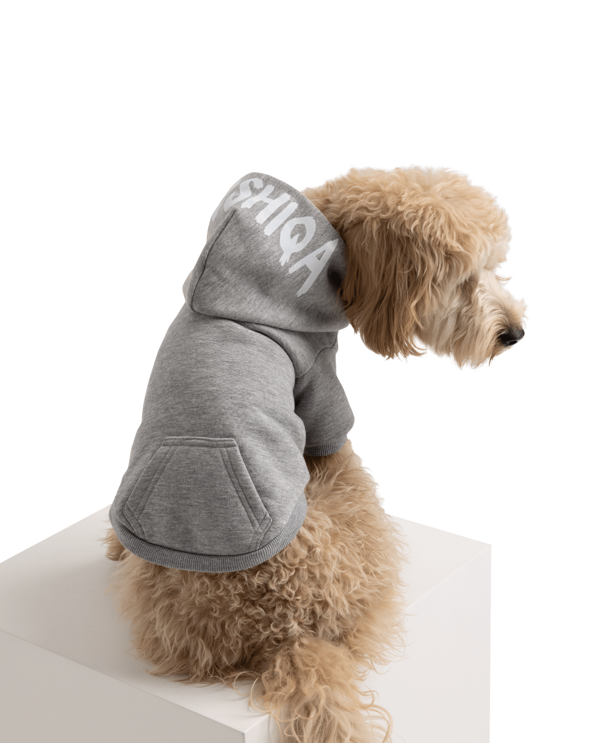 I Woof U Grey Pet Hoodie