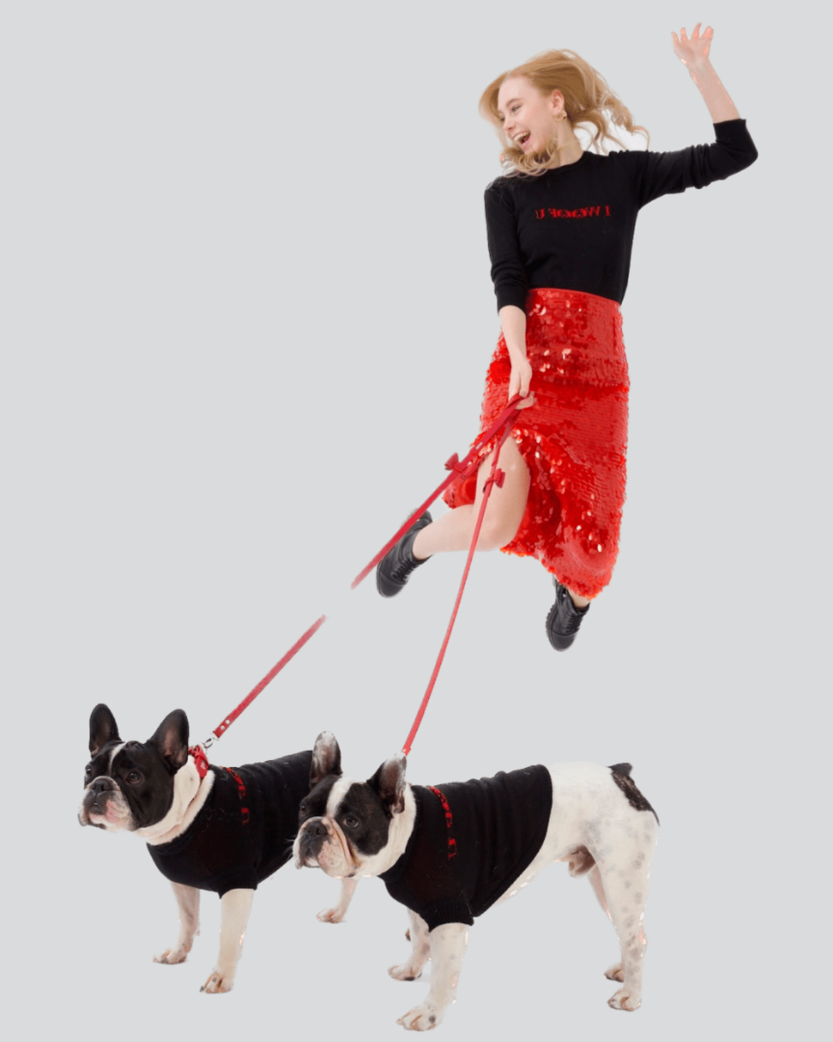 I Woof U Matching Black Sweater
